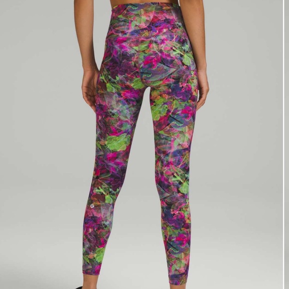 Lululemon Wunder Train High-Rise Tight Vivid‎ Floral Tone Multi - Picture 1 of 14